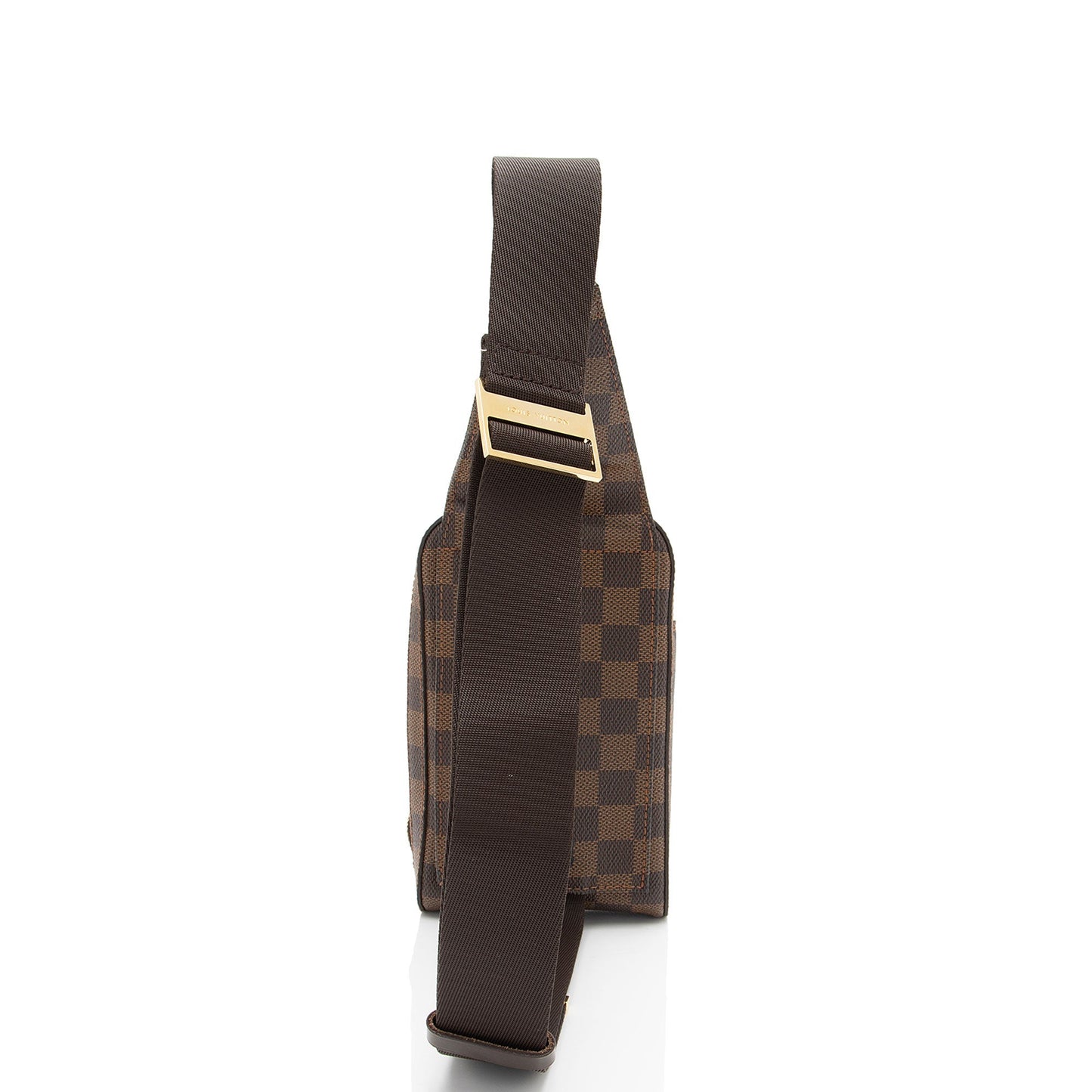 Louis Vuitton Vintage Damier Ebene Geronimos Sling Bag (SHF-Jk548C)