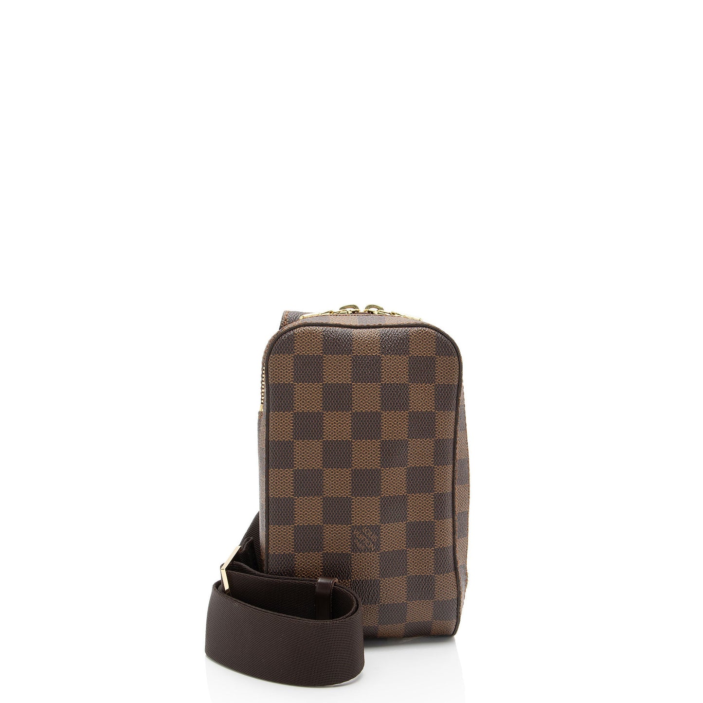 Louis Vuitton Vintage Damier Ebene Geronimos Sling Bag (SHF-Jk548C)