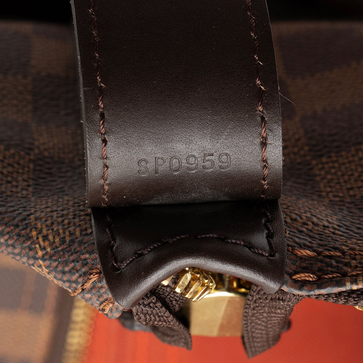 Louis Vuitton Vintage Damier Ebene Grimaud Travel Bag (SHF-QRGkEL)