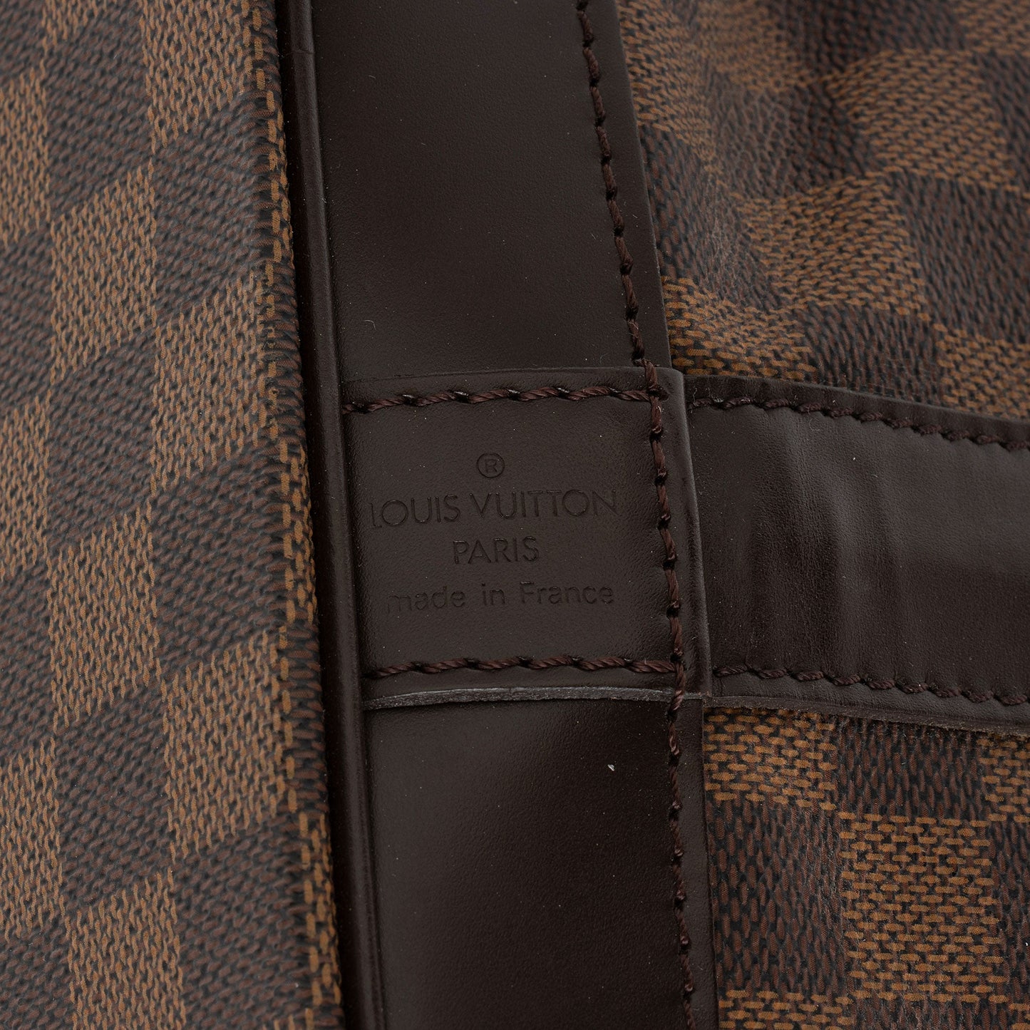Louis Vuitton Vintage Damier Ebene Grimaud Travel Bag (SHF-QRGkEL)