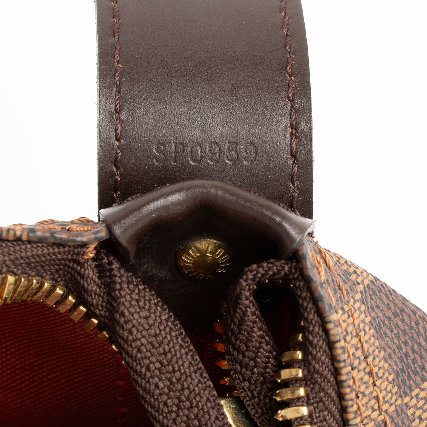 Louis Vuitton Vintage Damier Ebene Grimaud Travel Bag (SHF-va4vLz)