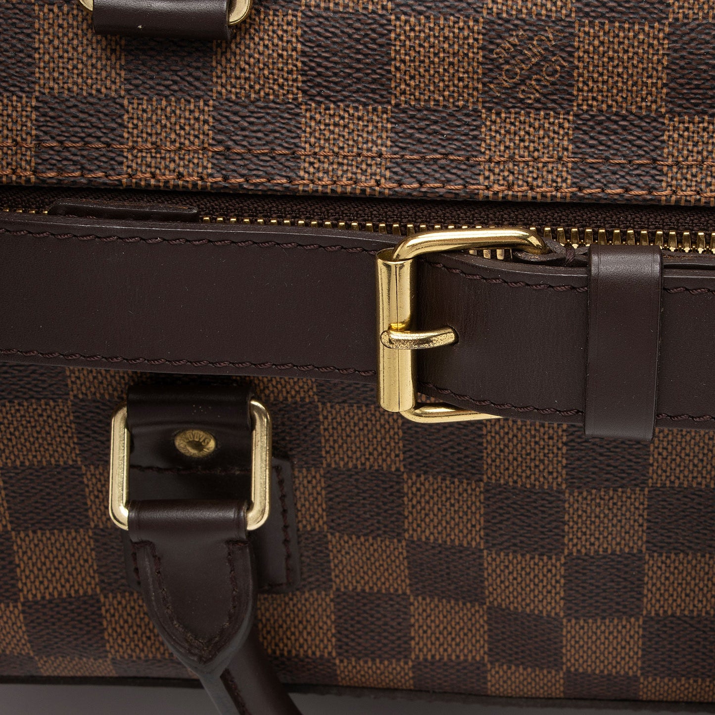 Louis Vuitton Vintage Damier Ebene Grimaud Travel Bag (SHF-va4vLz)