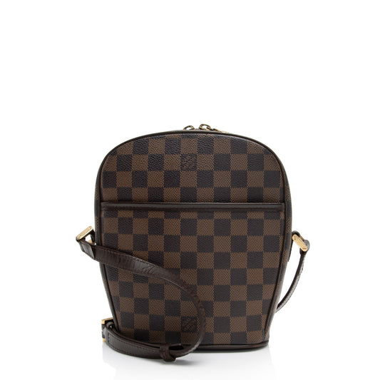 Louis Vuitton Vintage Damier Ebene Ipanema PM Shoulder Bag (SHF-ylSA8b)