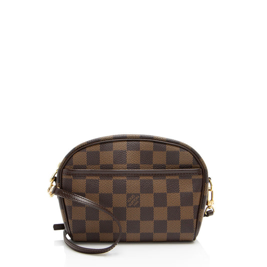Louis Vuitton Vintage Damier Ebene Ipanema Pochette (SHF-qXMsPl)