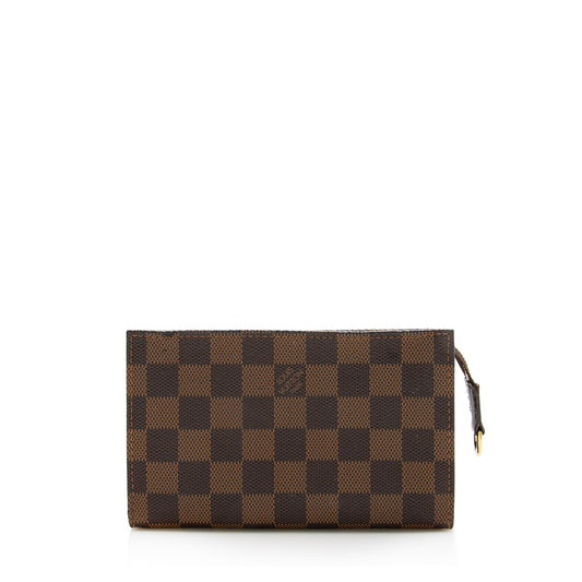 Louis Vuitton Vintage Damier Ebene Marais Bucket Pouch (SHF-22818)