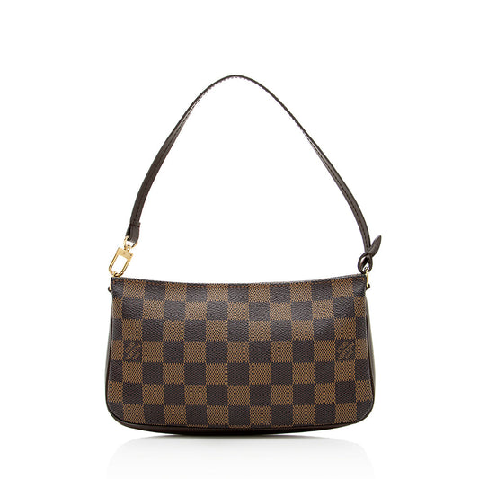 Louis Vuitton Vintage Damier Ebene Navona Pochette (SHF-18961)