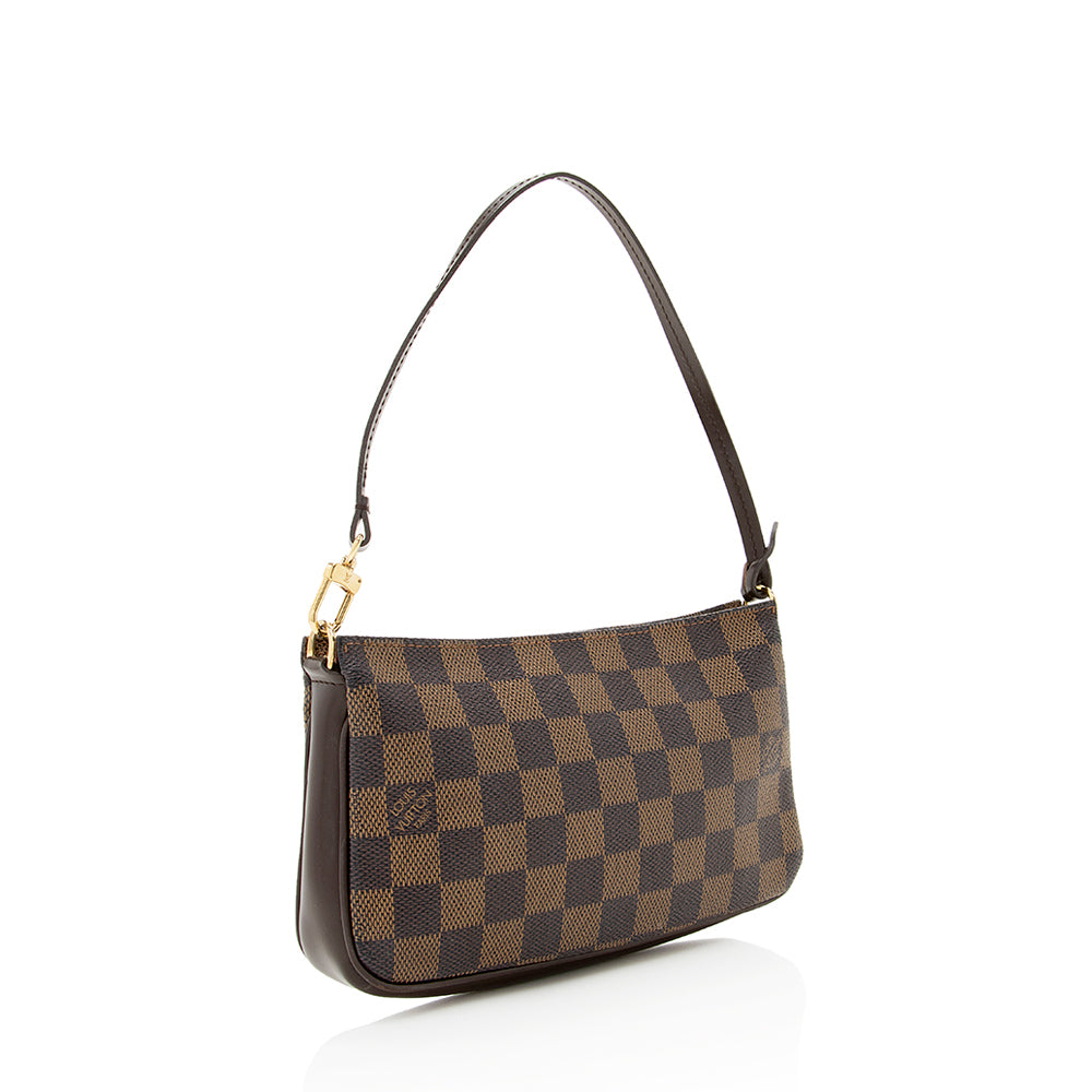 Louis Vuitton Vintage Damier Ebene Navona Pochette (SHF-18961)