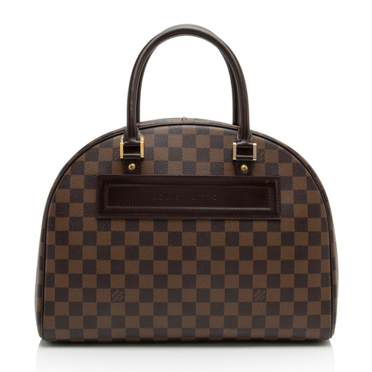 Louis Vuitton Vintage Damier Ebene Nolita MM Satchel (SHF-ASH29H)