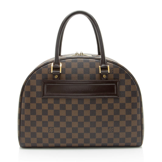 Louis Vuitton Vintage Damier Ebene Nolita MM Satchel (SHF-rUapKA)