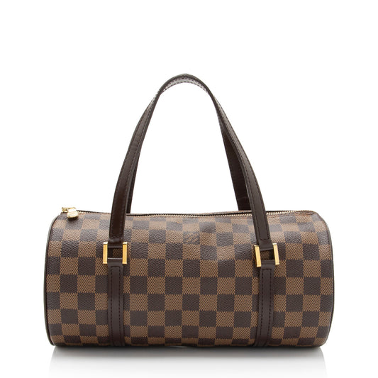 Louis Vuitton Vintage Damier Ebene Papillon 26 Satchel