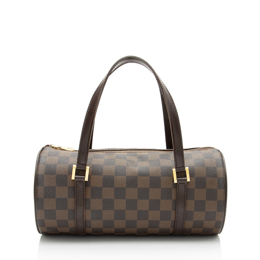 Louis Vuitton Vintage Damier Ebene Papillon 26 Satchel