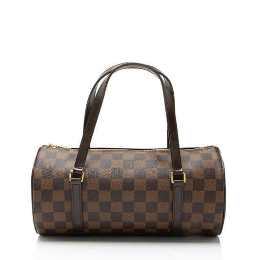 Louis Vuitton Vintage Damier Ebene Papillon 26 Satchel