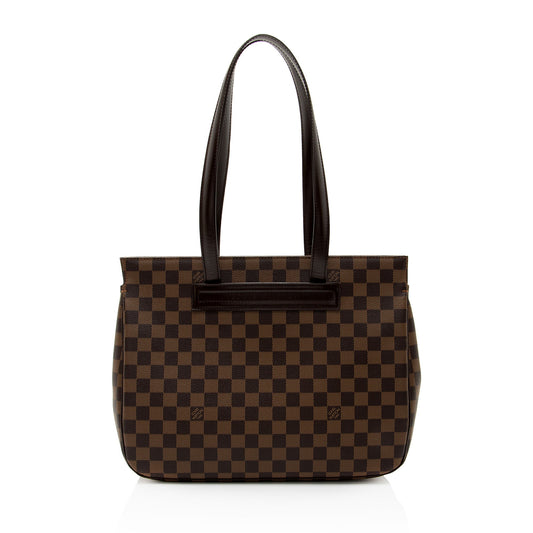 Louis Vuitton Vintage Damier Ebene Parioli PM Tote (SHF-2DWisT)