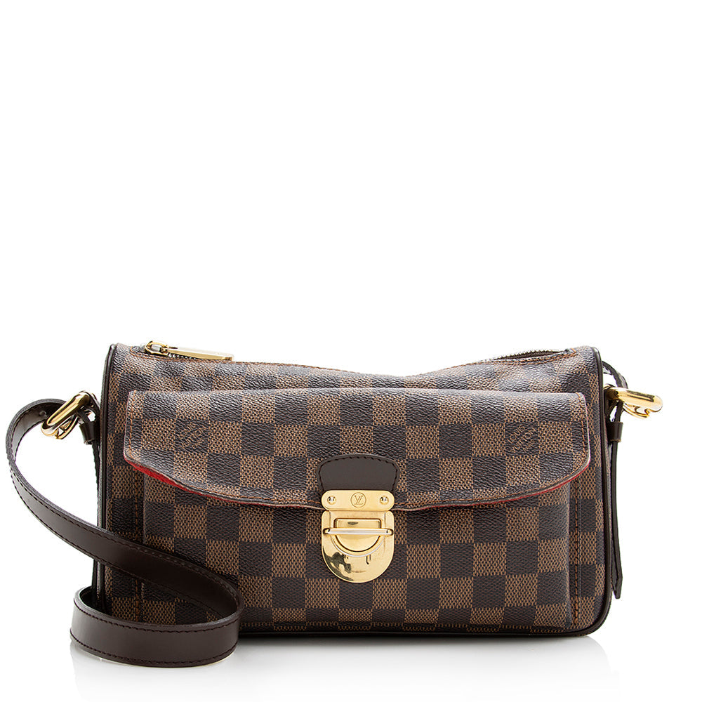 Louis Vuitton Vintage Damier Ebene Ravello GM Shoulder Bag (SHF-21610)