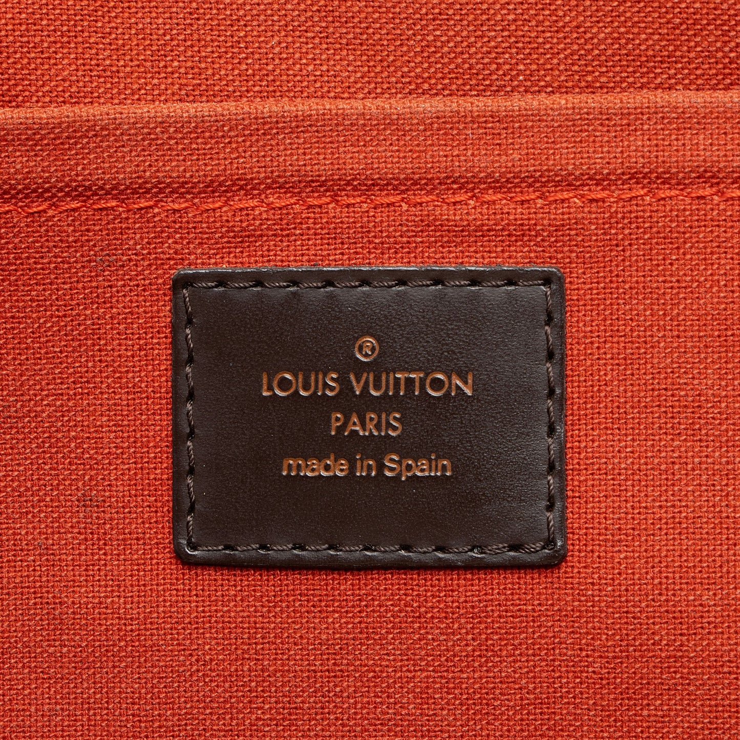 Louis Vuitton Vintage Damier Ebene Ribera MM Satchel