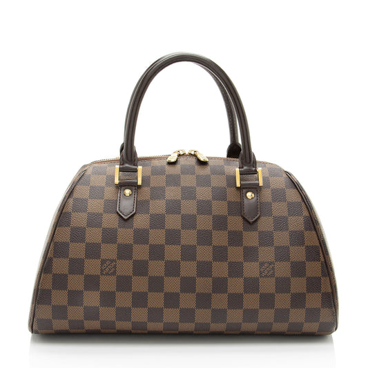 Louis Vuitton Vintage Damier Ebene Ribera MM Satchel
