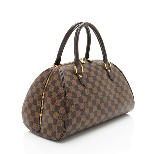 Louis Vuitton Vintage Damier Ebene Ribera MM Satchel