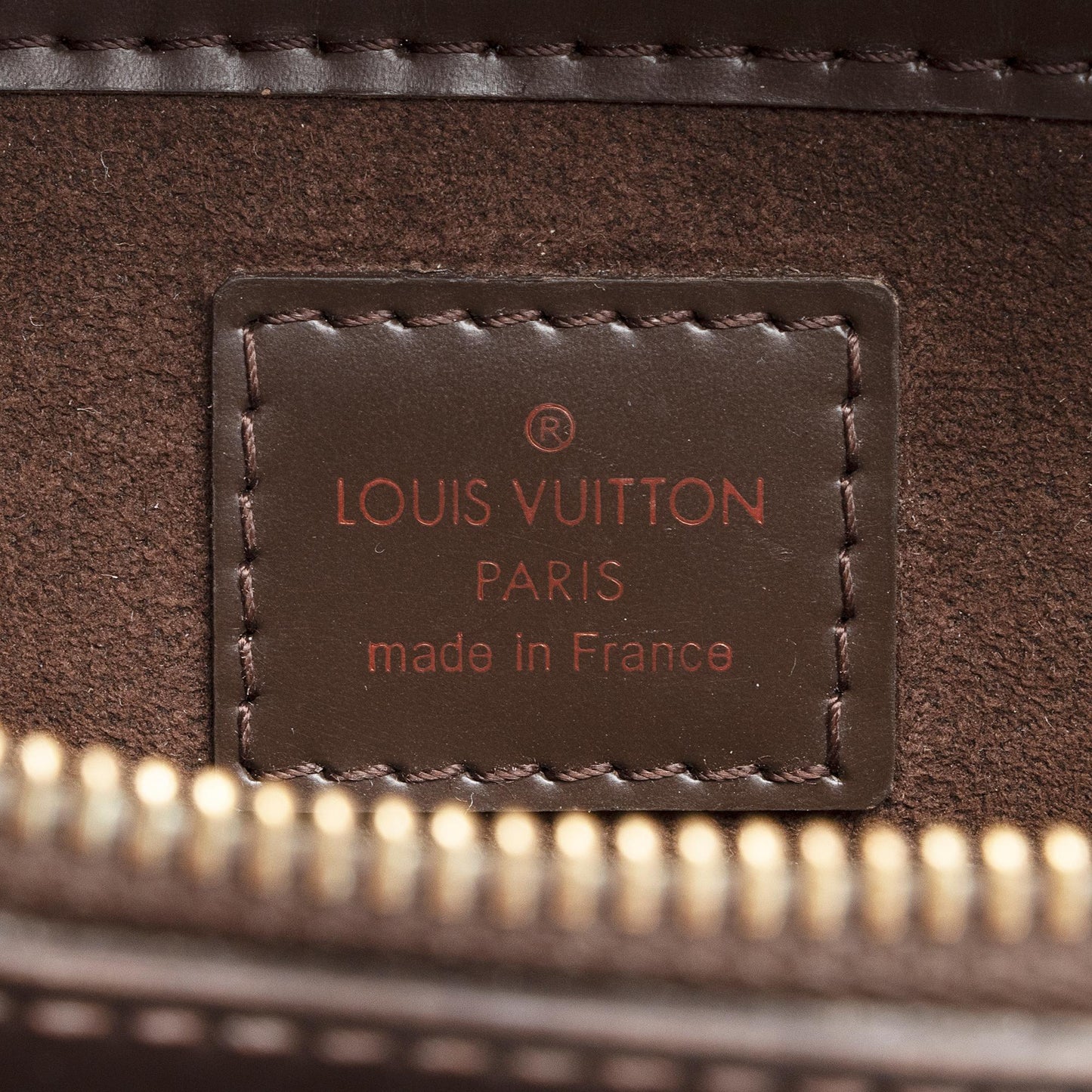 Louis Vuitton Vintage Damier Ebene Saint Louis Wristlet Clutch (SHF-22250)