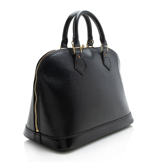 Louis Vuitton Vintage Epi Leather Alma PM Satchel (SHF-12106)