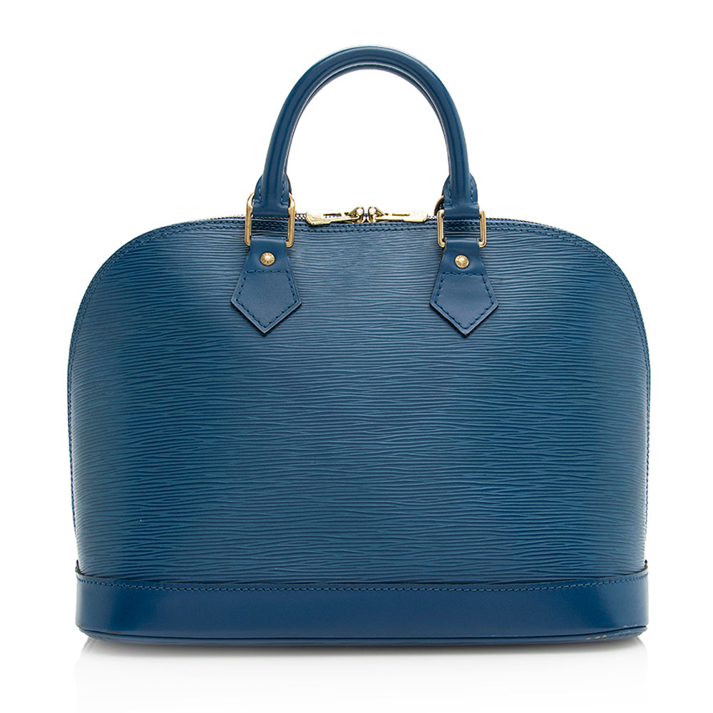 Louis Vuitton Vintage Epi Leather Alma PM Satchel (SHF-20510)