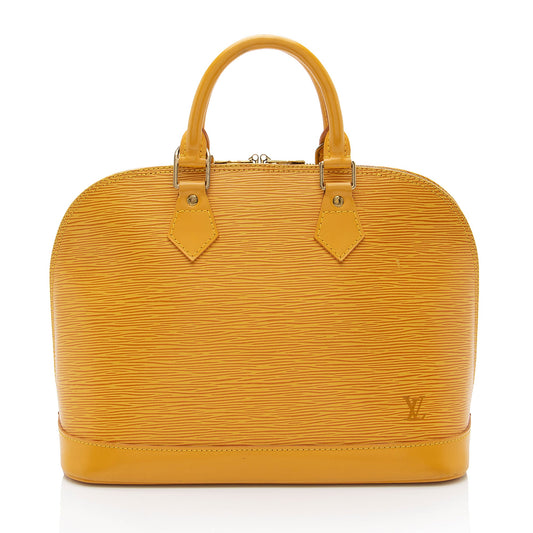 Louis Vuitton Vintage Epi Leather Alma PM Satchel (SHF-4mzRXN)