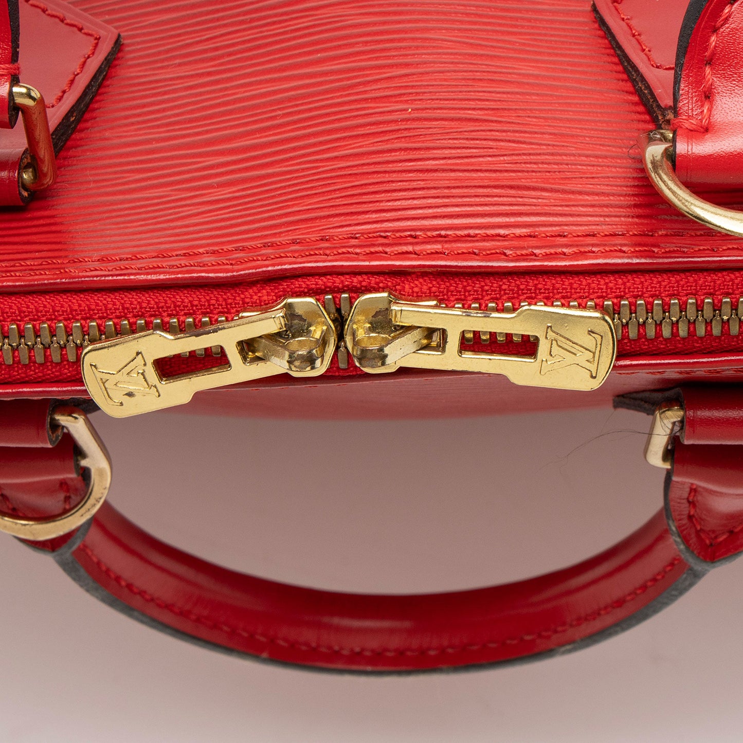 Louis Vuitton Vintage Epi Leather Alma PM Satchel