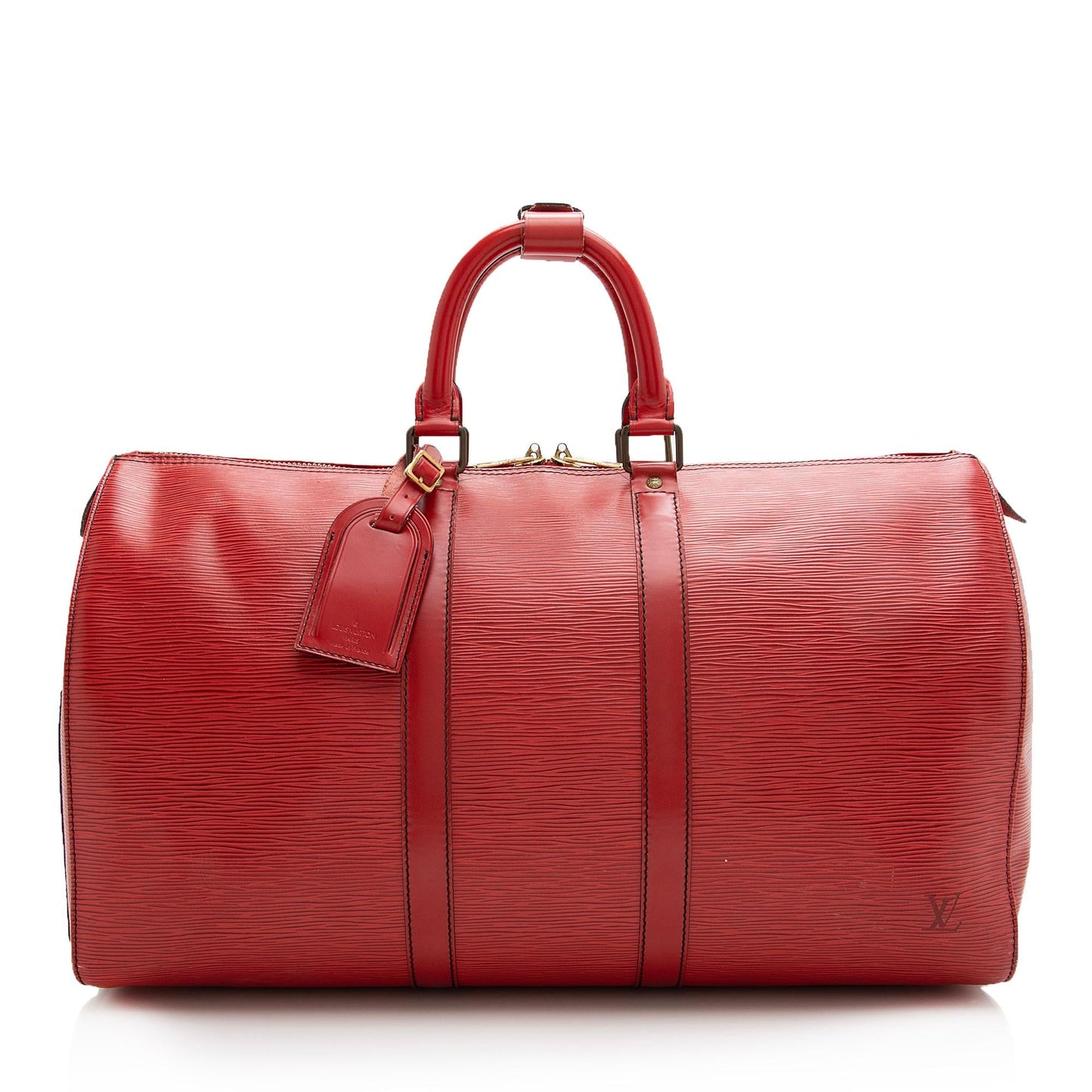 Louis Vuitton Vintage Epi Leather Keepall 45 Duffle Bag (SHF-22789)