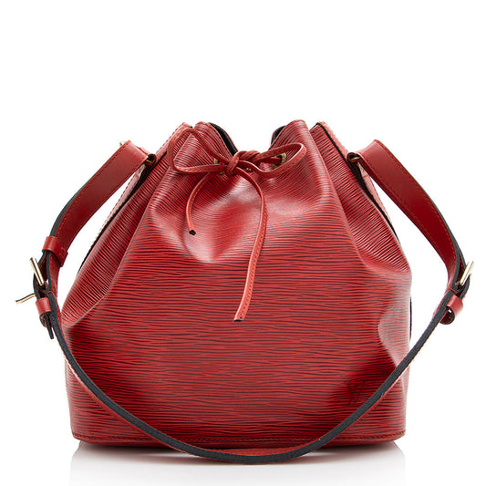 Louis Vuitton Vintage Epi Leather Petit Noe Shoulder Bag (SHF-21487)