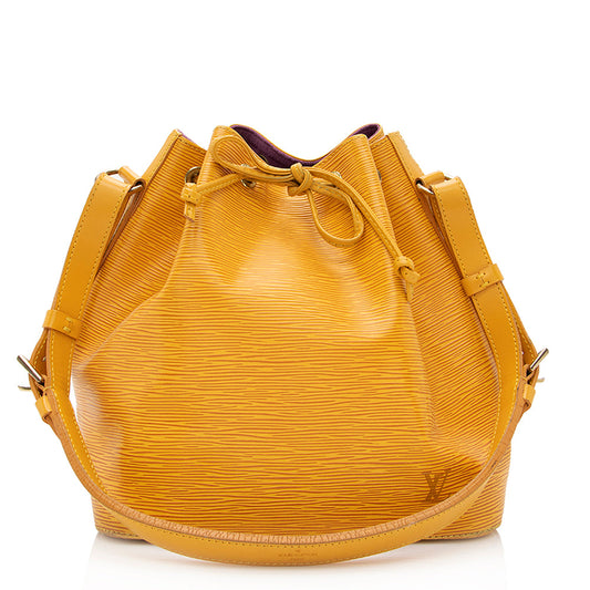 Louis Vuitton Vintage Epi Leather Petit Noe Shoulder Bag (SHF-21407)