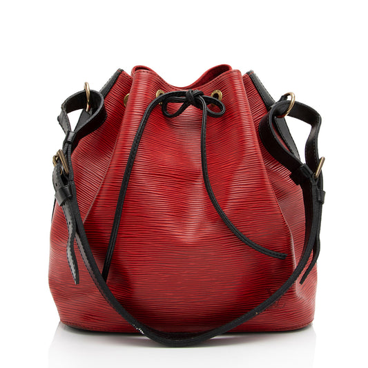 Louis Vuitton Vintage Epi Leather Petit Noe Shoulder Bag (SHF-mVfjT0)