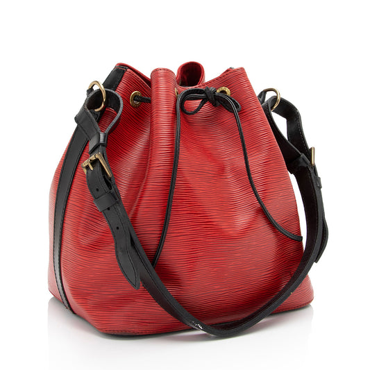 Louis Vuitton Vintage Epi Leather Petit Noe Shoulder Bag (SHF-mVfjT0)