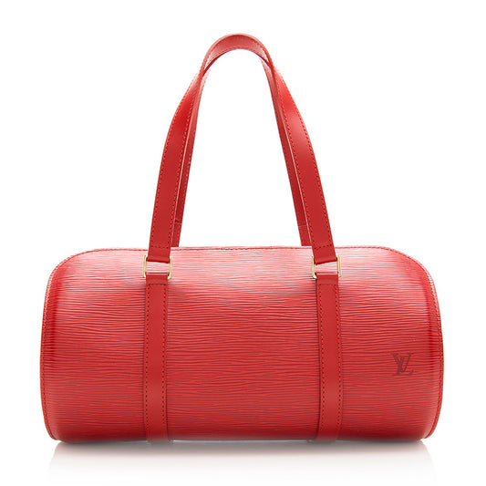 Louis Vuitton Vintage Epi Leather Soufflot Satchel (SHF-19406)