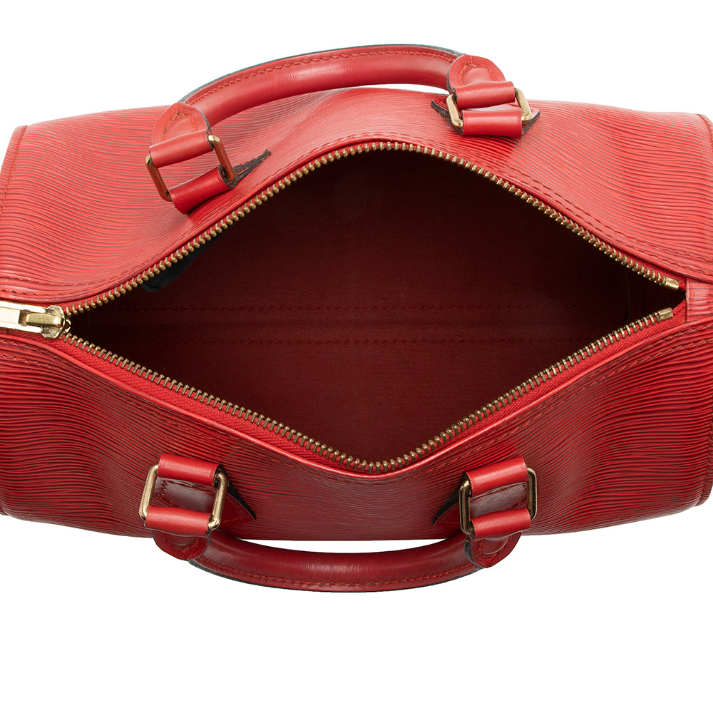 Louis Vuitton Vintage Epi Leather Speedy 25 Satchel -  (SHF-16344)