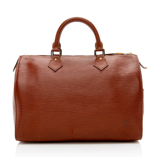 Louis Vuitton Vintage Epi Leather Speedy 30 Satchel (SHF-16337)