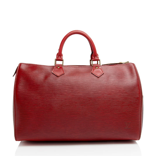 Louis Vuitton Vintage Epi Leather Speedy 35 Satchel (SHF-xBd5db)
