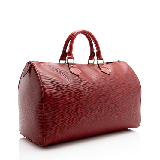 Louis Vuitton Vintage Epi Leather Speedy 35 Satchel (SHF-xBd5db)