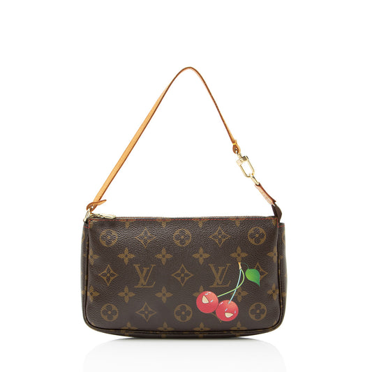 Louis Vuitton Vintage Limited Edition Monogram Canvas Cerises Pochette Accessoir