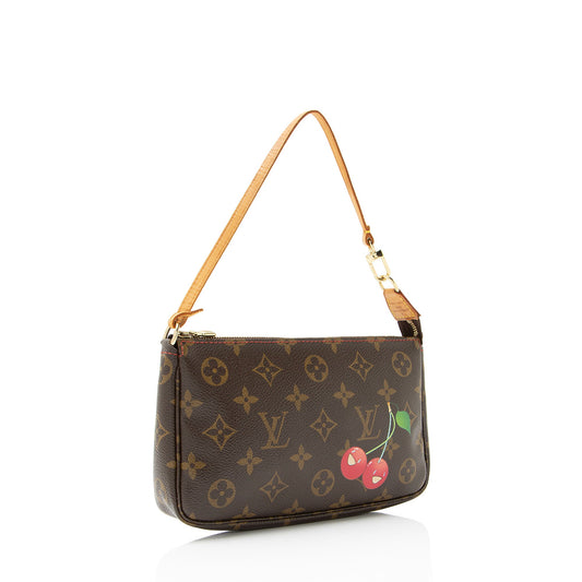 Louis Vuitton Vintage Limited Edition Monogram Canvas Cerises Pochette Accessoir