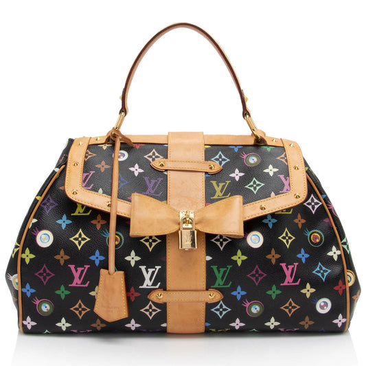 Louis Vuitton Vintage Limited Edition Monogram Multicolore Eye Love You Satchel (SHF-dTb0Kq)