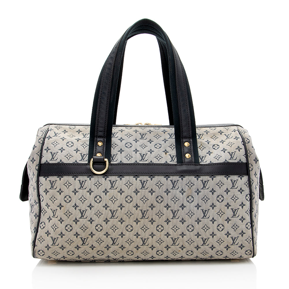 Louis Vuitton Vintage Mini Lin Josephine GM Satchel (SHF-19875)