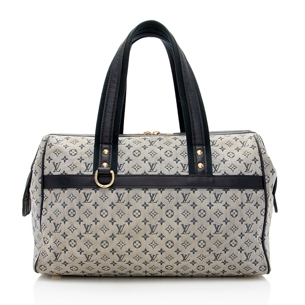 Louis Vuitton Vintage Mini Lin Josephine GM Satchel (SHF-19875)