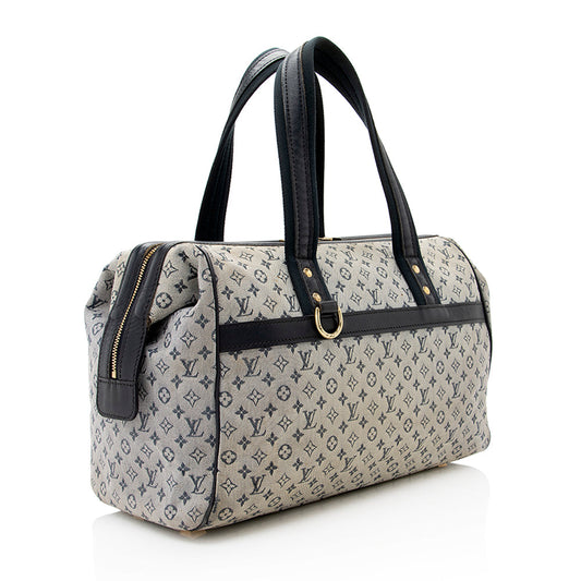 Louis Vuitton Vintage Mini Lin Josephine GM Satchel (SHF-19875)