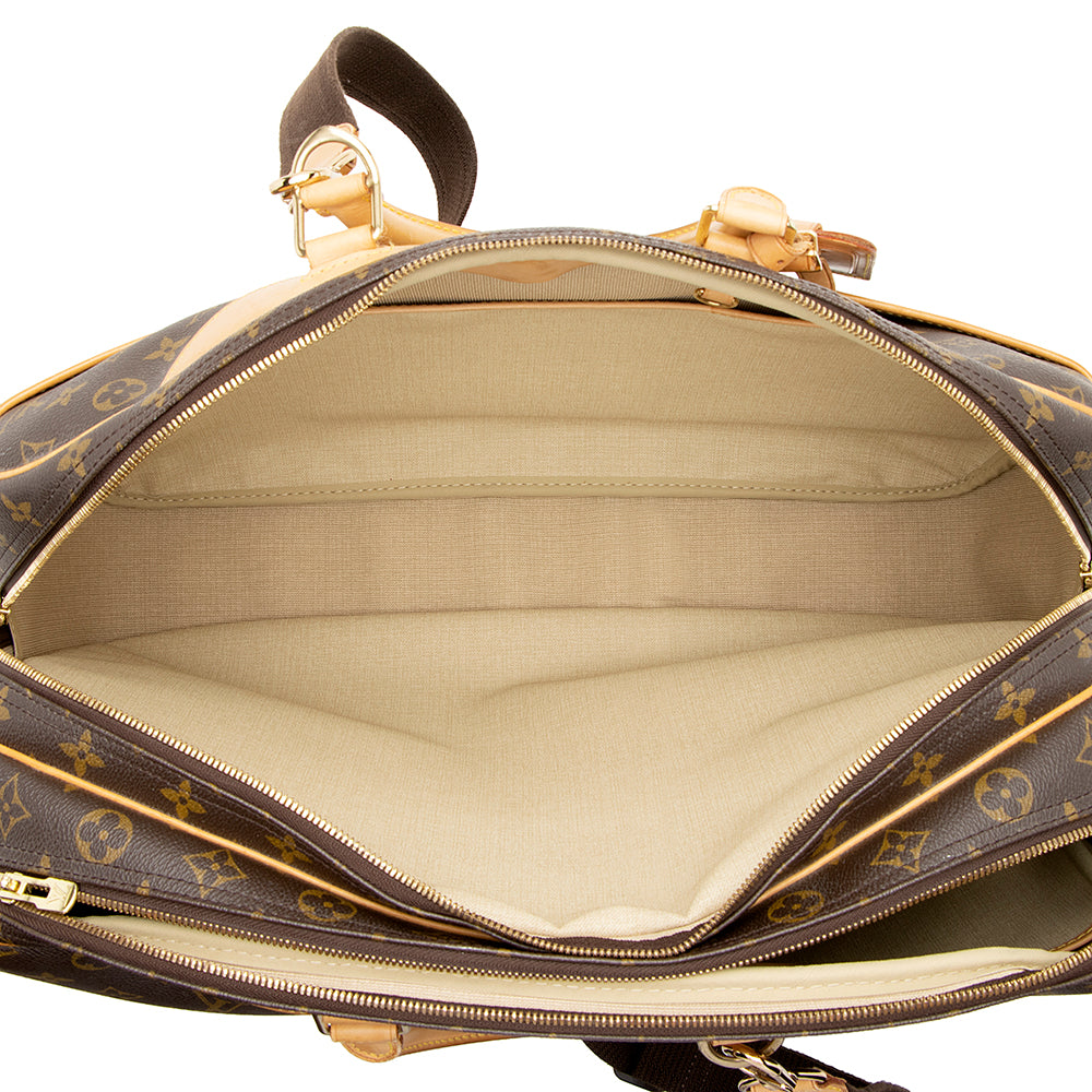 Louis Vuitton Vintage Monogram Canvas Alize 24 Heures Weekender (SHF-19876)