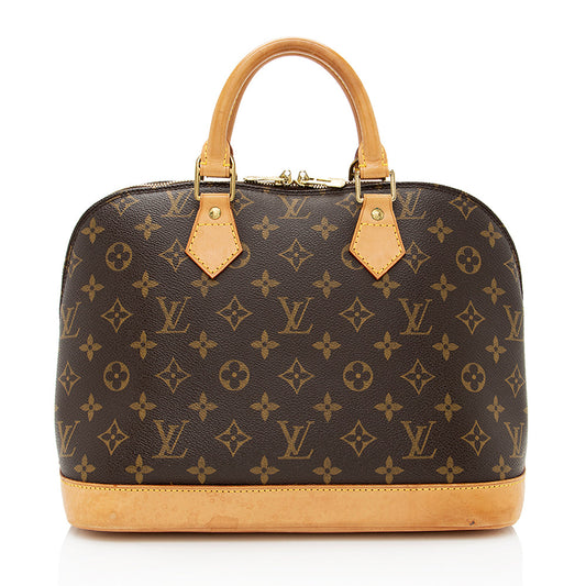 Louis Vuitton Vintage Monogram Canvas Alma PM Satchel (SHF-19119)