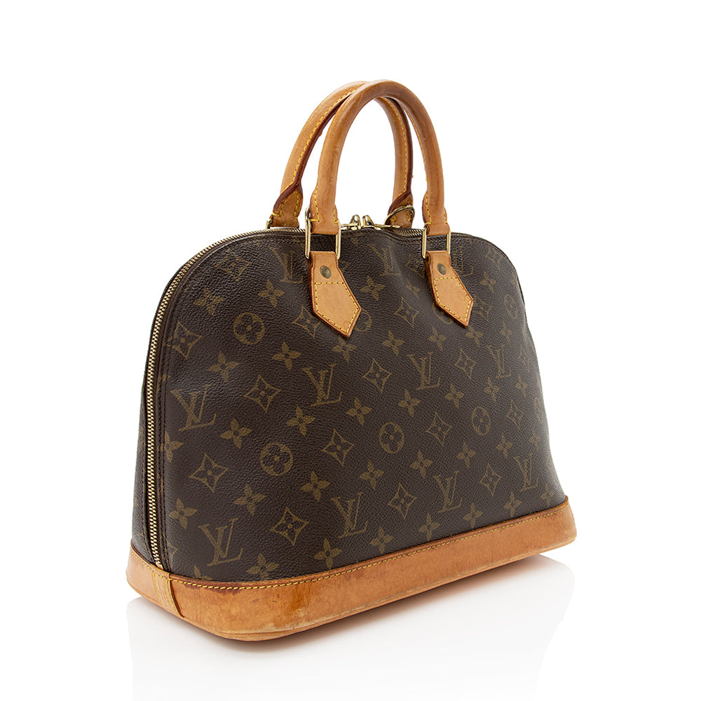 Louis Vuitton Vintage Monogram Canvas Alma PM Satchel -  (SHF-19668)