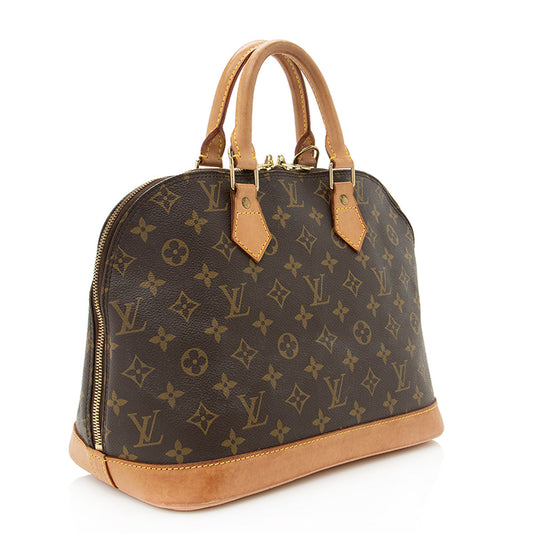 Louis Vuitton Vintage Monogram Canvas Alma PM Satchel -  (SHF-19751)