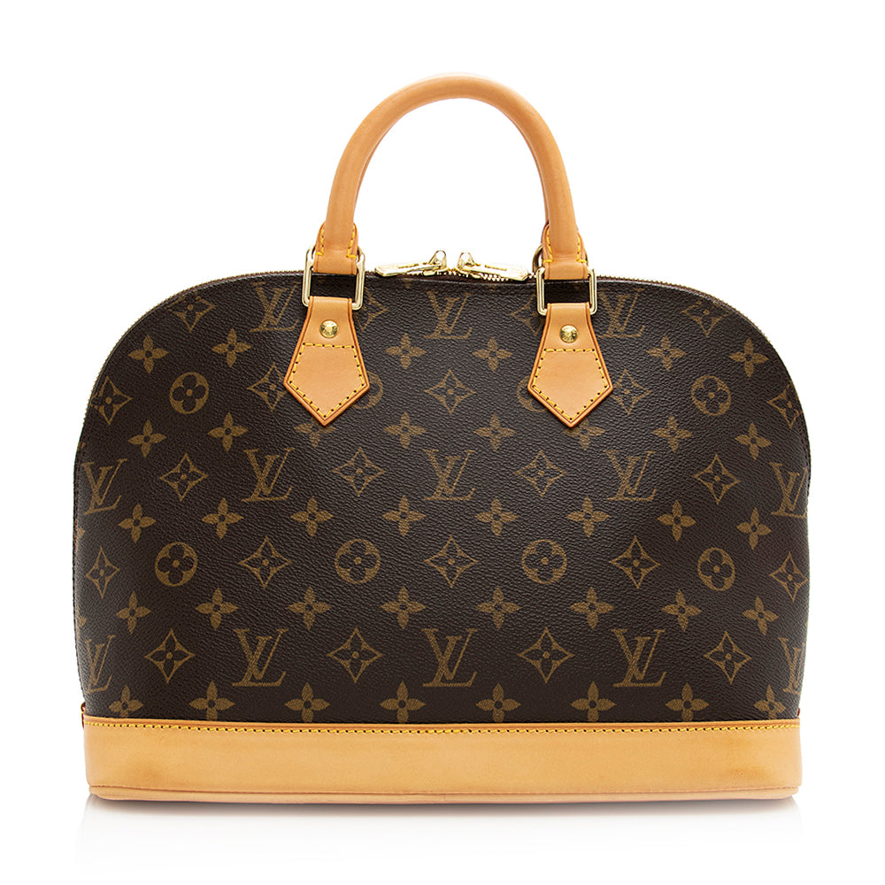 Louis Vuitton Vintage Monogram Canvas Alma PM Satchel (SHF-20475)