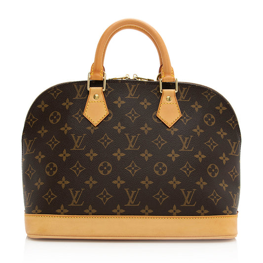 Louis Vuitton Vintage Monogram Canvas Alma PM Satchel (SHF-20475)