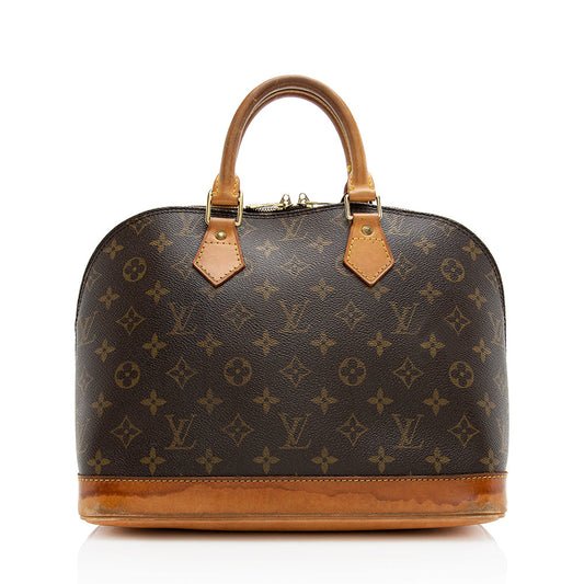 Louis Vuitton Vintage Monogram Canvas Alma PM Satchel (SHF-21417)