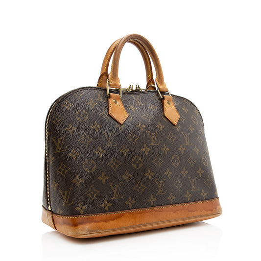 Louis Vuitton Vintage Monogram Canvas Alma PM Satchel (SHF-21417)
